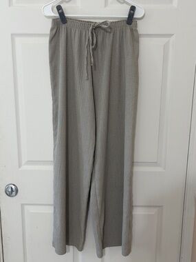 Zara  Taupe Drawstring Pants